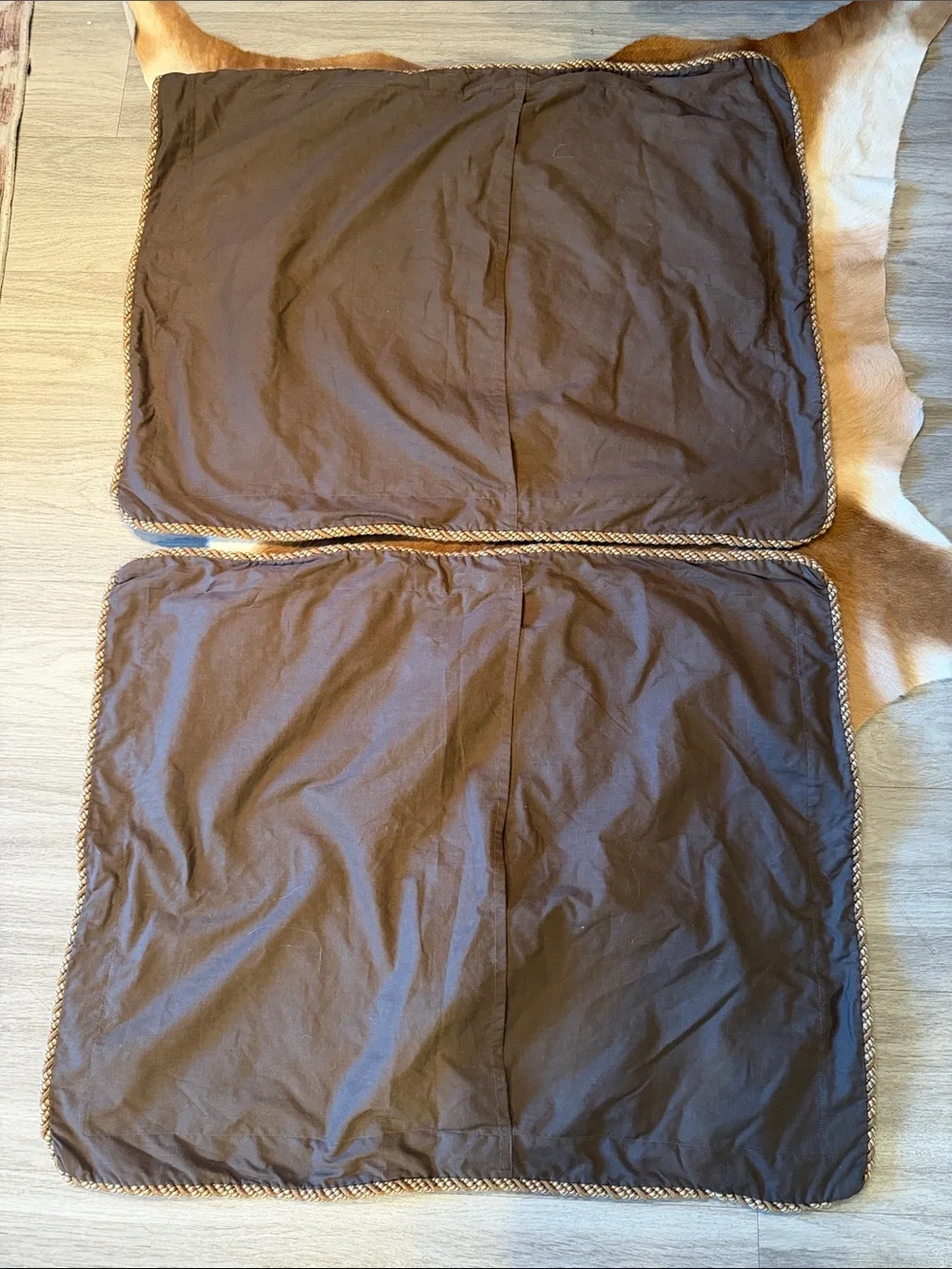 Vintage Rustic Lodge Elk Tapestry Pillow Shams – Set of 2 (Standard)